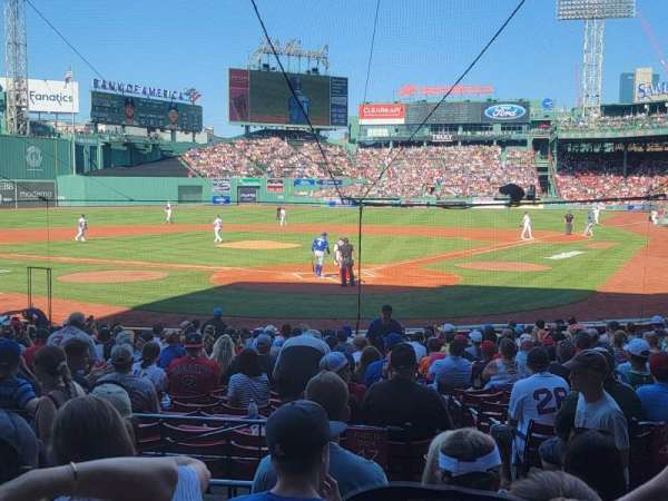 Fenway Park, section: Loge Box 133, row: EE, seat: 4