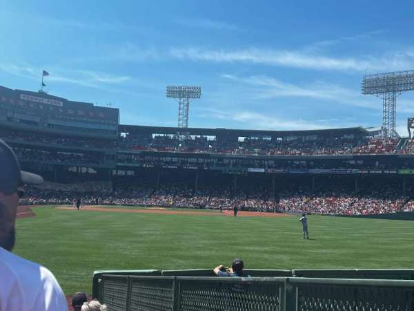 Fenway Park, section: Right Field Box 1, row: K, seat: 2
