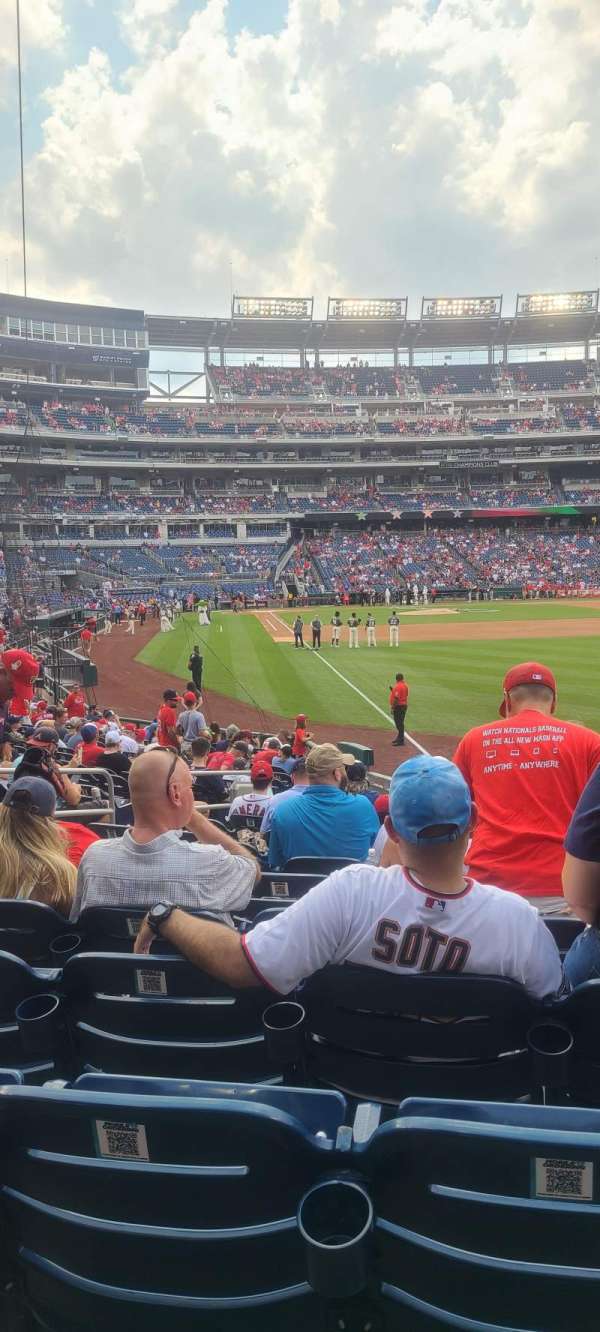 Nationals Park, section: 137, row: X, seat: 17