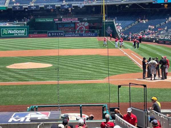 Nationals Park, section: 117, row: Y, seat: 6