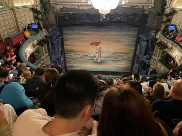 Sondheim Theatre, West End, section: Grand Circle, row: G, seat: 16