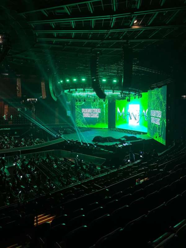 Kia Forum, section: 110, row: 12, seat: 9
