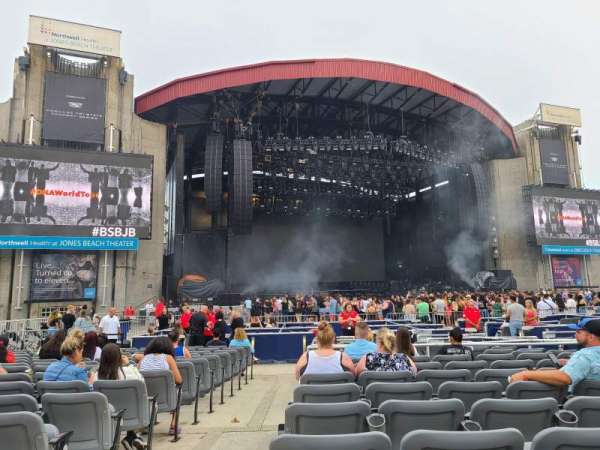 Jones Beach Theater, section: G, row: PP, seat: 27