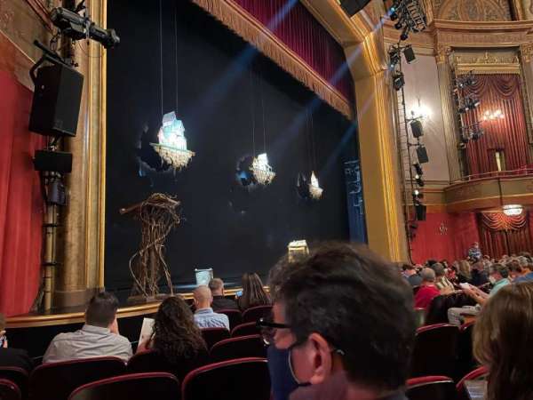 St. James Theatre, section: Orchestra L, row: F, seat: 20