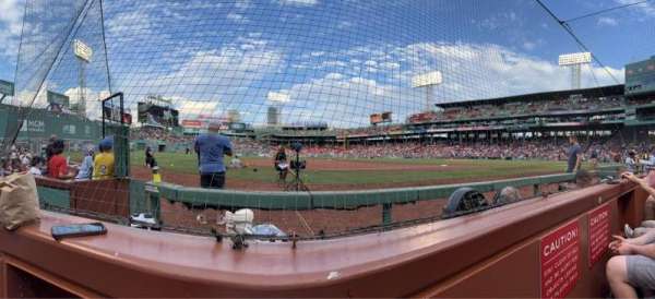 Fenway Park, section: Field Box 70, row: AAA, seat: 1