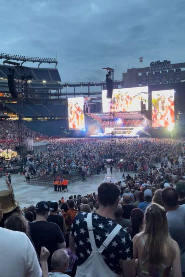Gillette Stadium, section: 138, row: 29, seat: 17