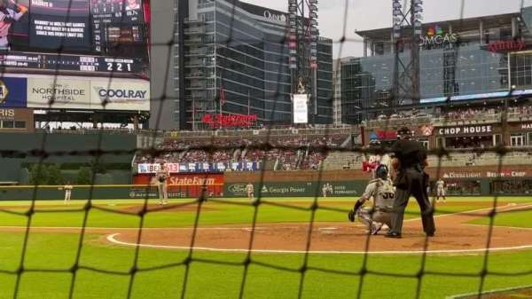 Truist Park, section: 6, row: 1, seat: 7