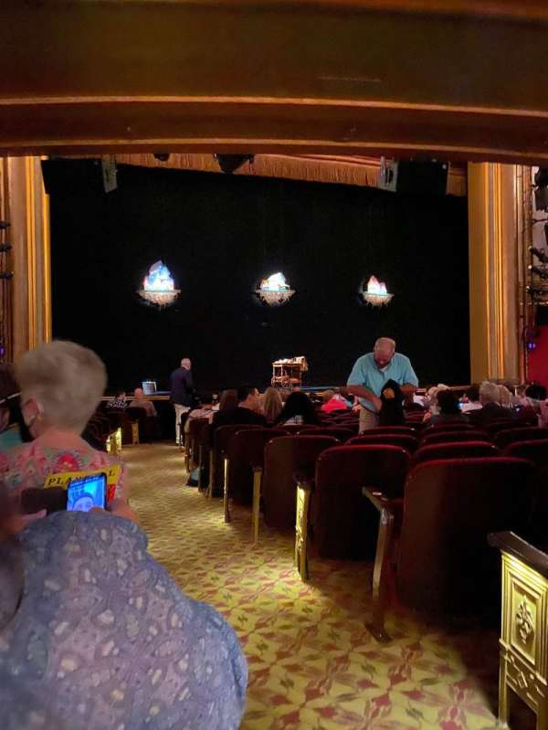 St. James Theatre, section: Orchestra L, row: P, seat: 1