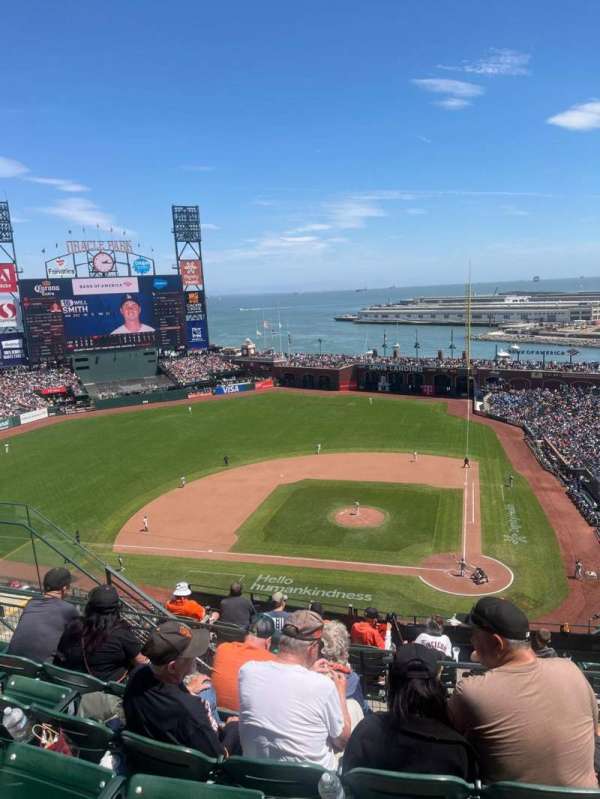 Oracle Park, section: Vr320, row: 5, seat: 11