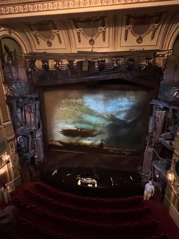Sondheim Theatre, West End, section: Grand Circle, row: A, seat: 10