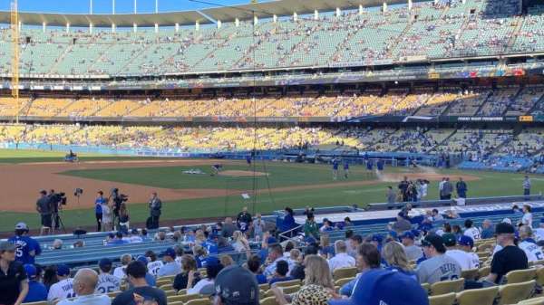 Dodger Stadium, section: 31FD, row: P, seat: 1