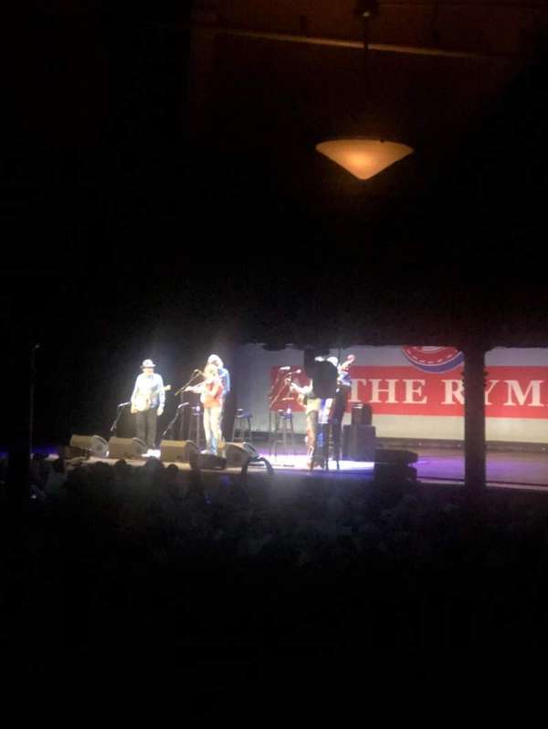 Ryman Auditorium, section: MF-2, row: Z, seat: 1&2