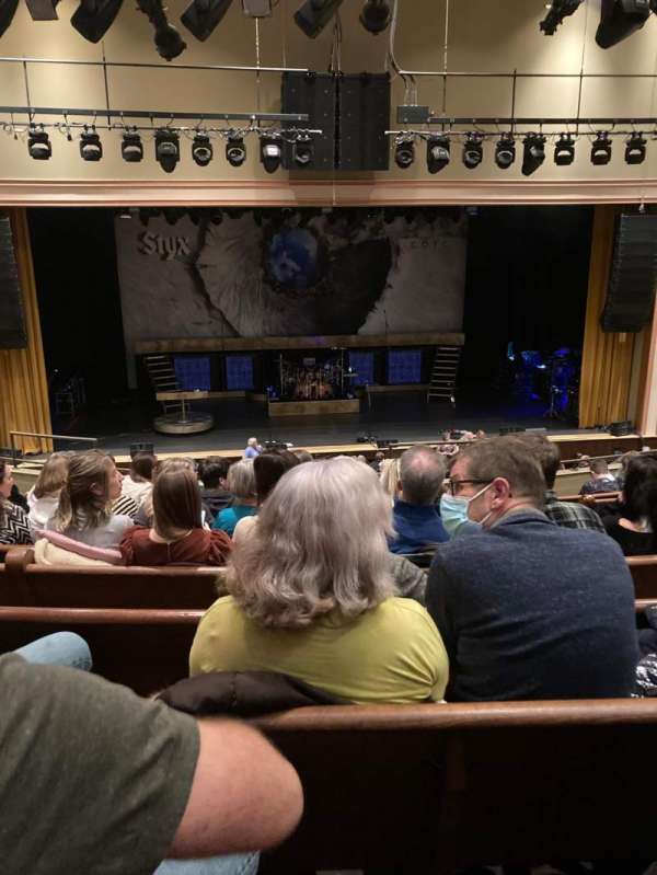 Ryman Auditorium, section: BAL-13, row: J, seat: 8