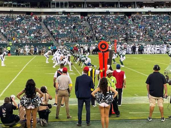 Lincoln Financial Field, section: 117, row: 1, seat: 2