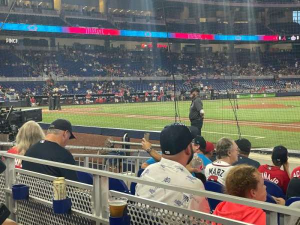 LoanDepot Park, section: 7, row: B, seat: 13