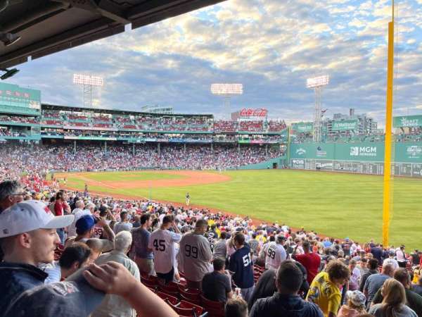 Fenway Park, section: Grandstand 7, row: 4, seat: 23