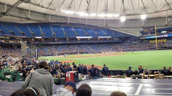 Tropicana Field, section: 136, row: N, seat: 5