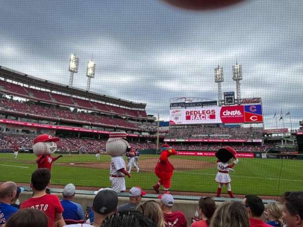 Great American Ball Park, section: 132, row: E, seat: 5