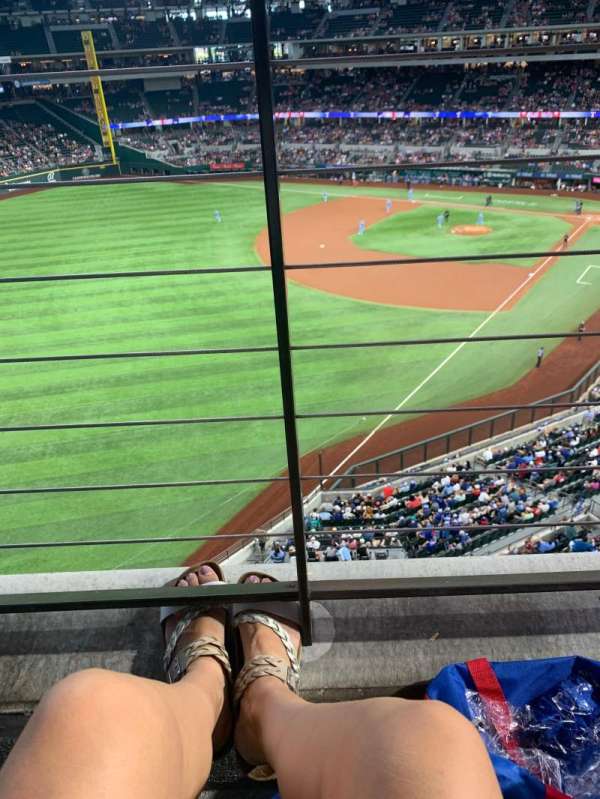 Globe Life Field, section: 203, row: 1, seat: 16