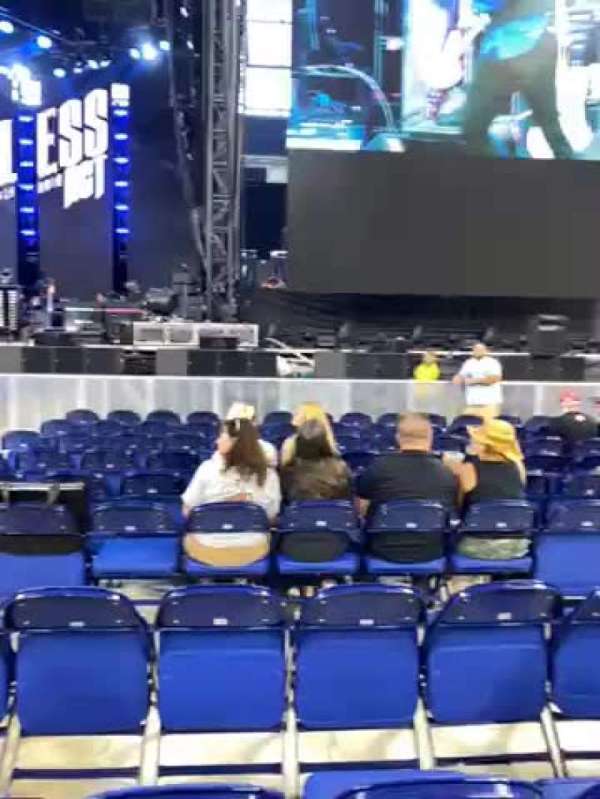 Lucas Oil Stadium, section: Floor B, row: 9, seat: 26