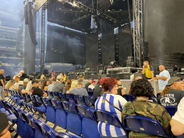 Lucas Oil Stadium, section: Floor B, row: 6, seat: 13