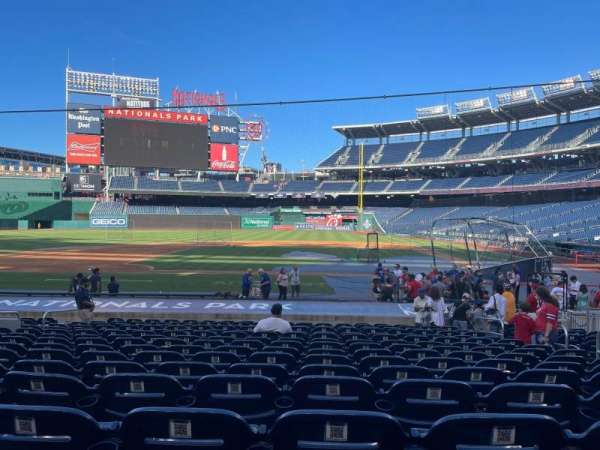 Nationals Park, section: 117, row: U, seat: 7