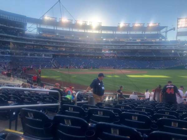 Nationals Park, section: 136, row: P, seat: 14