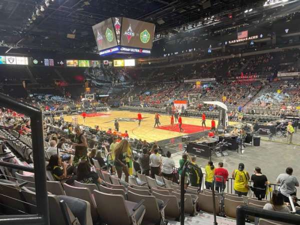 Michelob Ultra Arena, section: 123, row: K, seat: 1