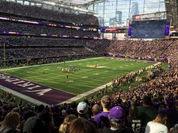 U.S. Bank Stadium, section: 114, row: 34, seat: 47