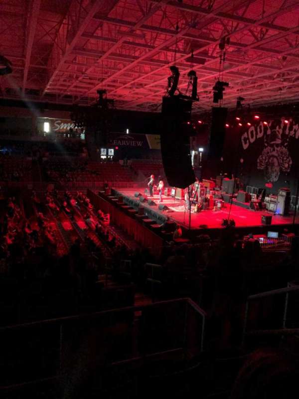UPMC Events Center, section: 106, row: N, seat: 4