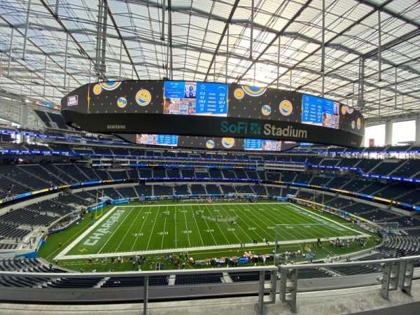 SoFi Stadium, section: 347, row: 2, seat: 1