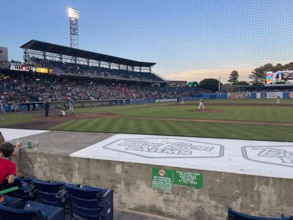 Harbor Park, section: 110, row: F, seat: 1