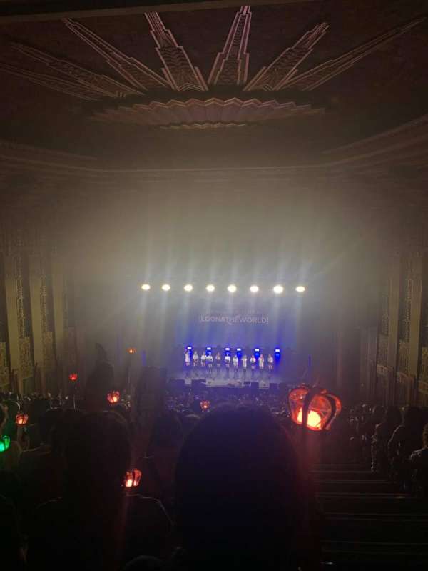 The Wiltern, section: Mezzanine C, row: K, seat: 201