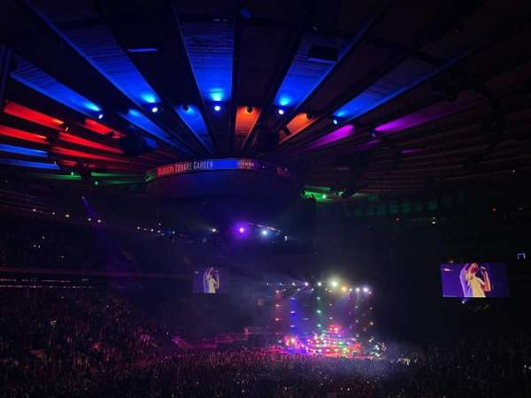 Madison Square Garden, section: 104, row: 21, seat: 10