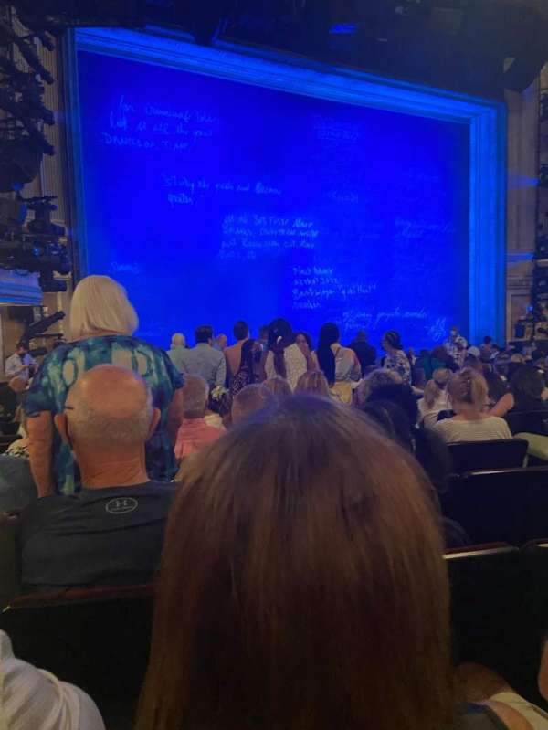 Neil Simon Theatre, section: Orchestra L, row: P, seat: 11