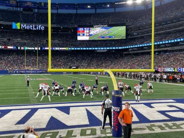 MetLife Stadium, section: 101, row: 3, seat: 23
