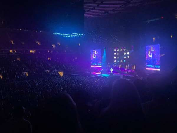 Madison Square Garden, section: 106, row: 18, seat: 8