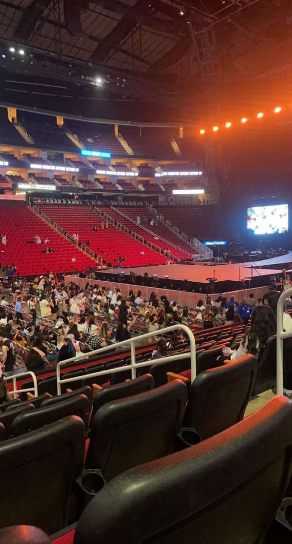 Toyota Center, section: 109, row: 11, seat: 4