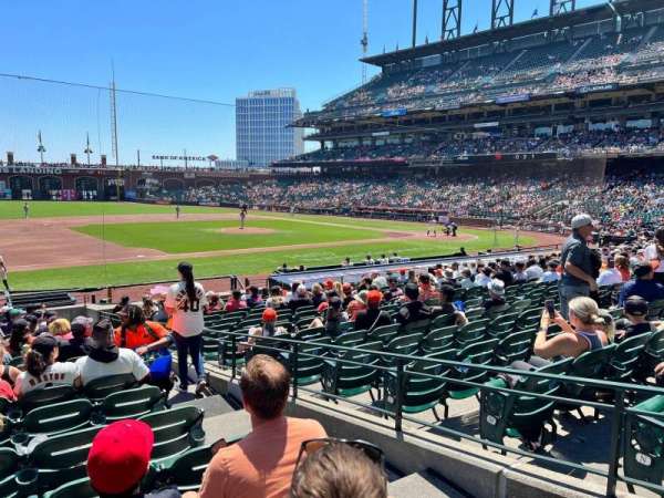 Oracle Park, section: 125, row: 29, seat: 3