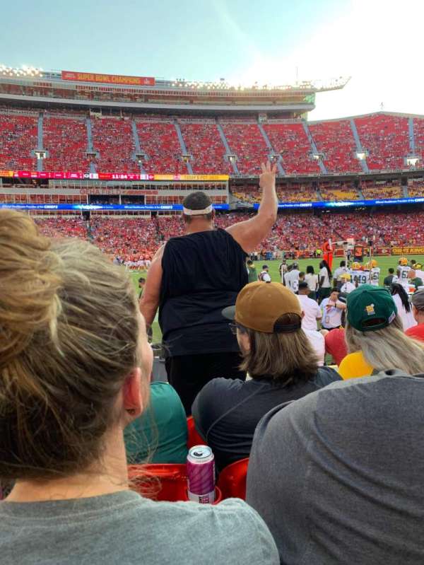 Arrowhead Stadium, section: 101, row: 4, seat: 25