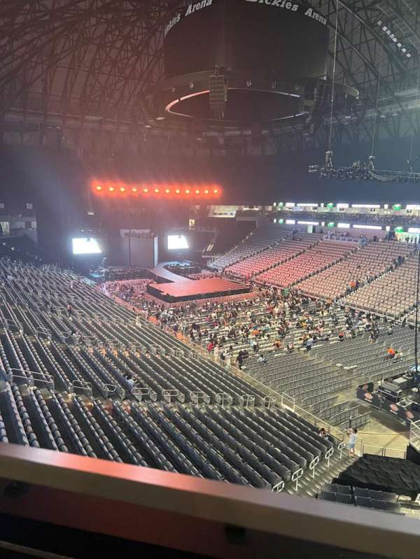 Dickies Arena, section: 218, row: 1, seat: 19