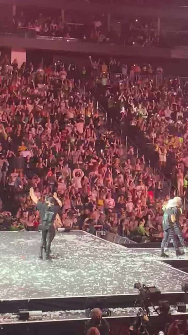 Prudential Center, section: 8, row: 12