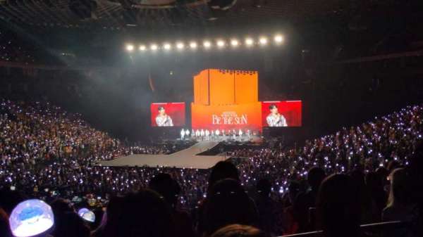 Oakland Arena, section: 106, row: 20, seat: 4