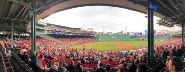 Fenway Park, section: Grandstand 16, row: 6, seat: 10