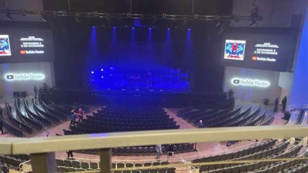 YouTube Theater, section: 204, row: A, seat: 17