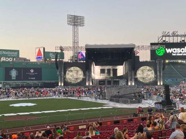 Fenway Park, section: Loge box 124, row: HH, seat: 2