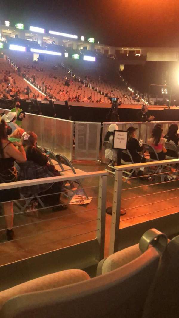 Dickies Arena, section: 107, row: 2, seat: 9