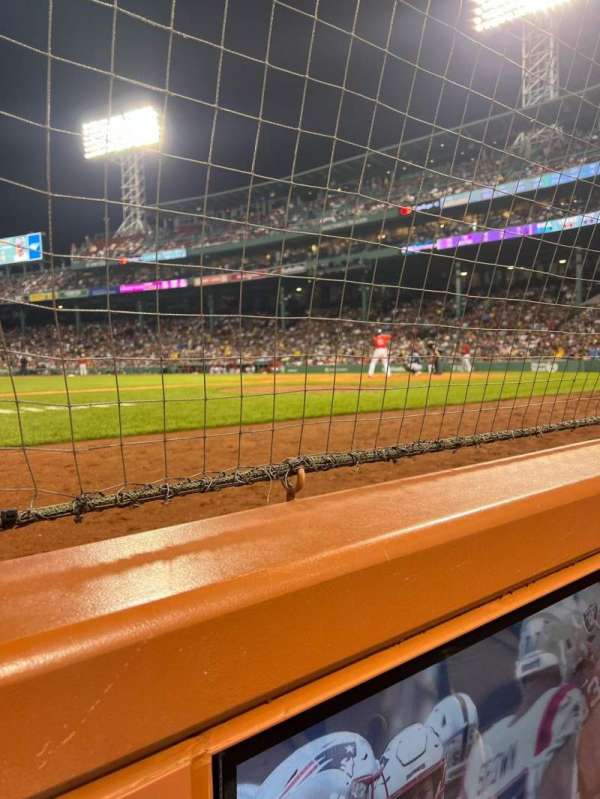 Fenway Park, section: Field Box 60, row: 1, seat: 4
