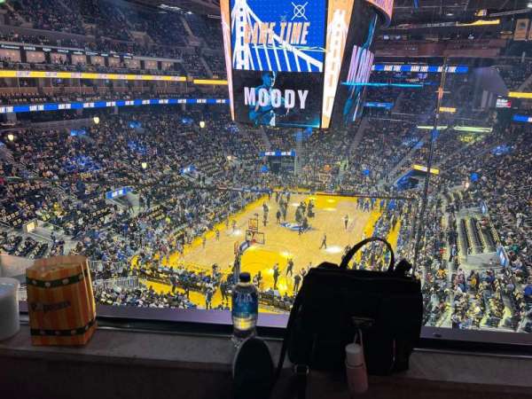 Chase Center, section: 212, row: 1, seat: 1