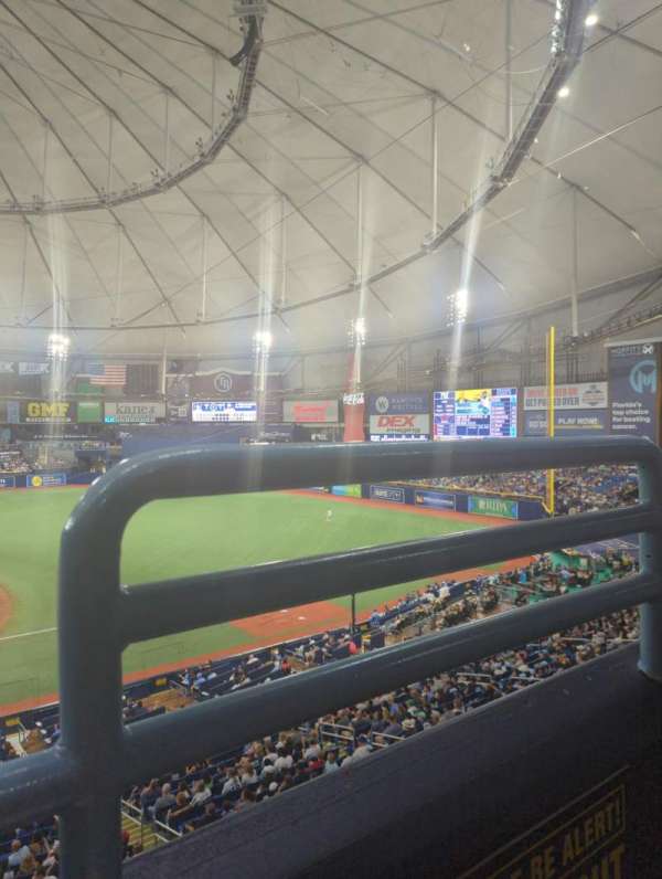 Tropicana Field, section: 212, row: A, seat: 24